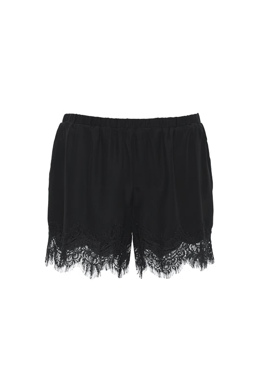The Coco Lace Short in black.