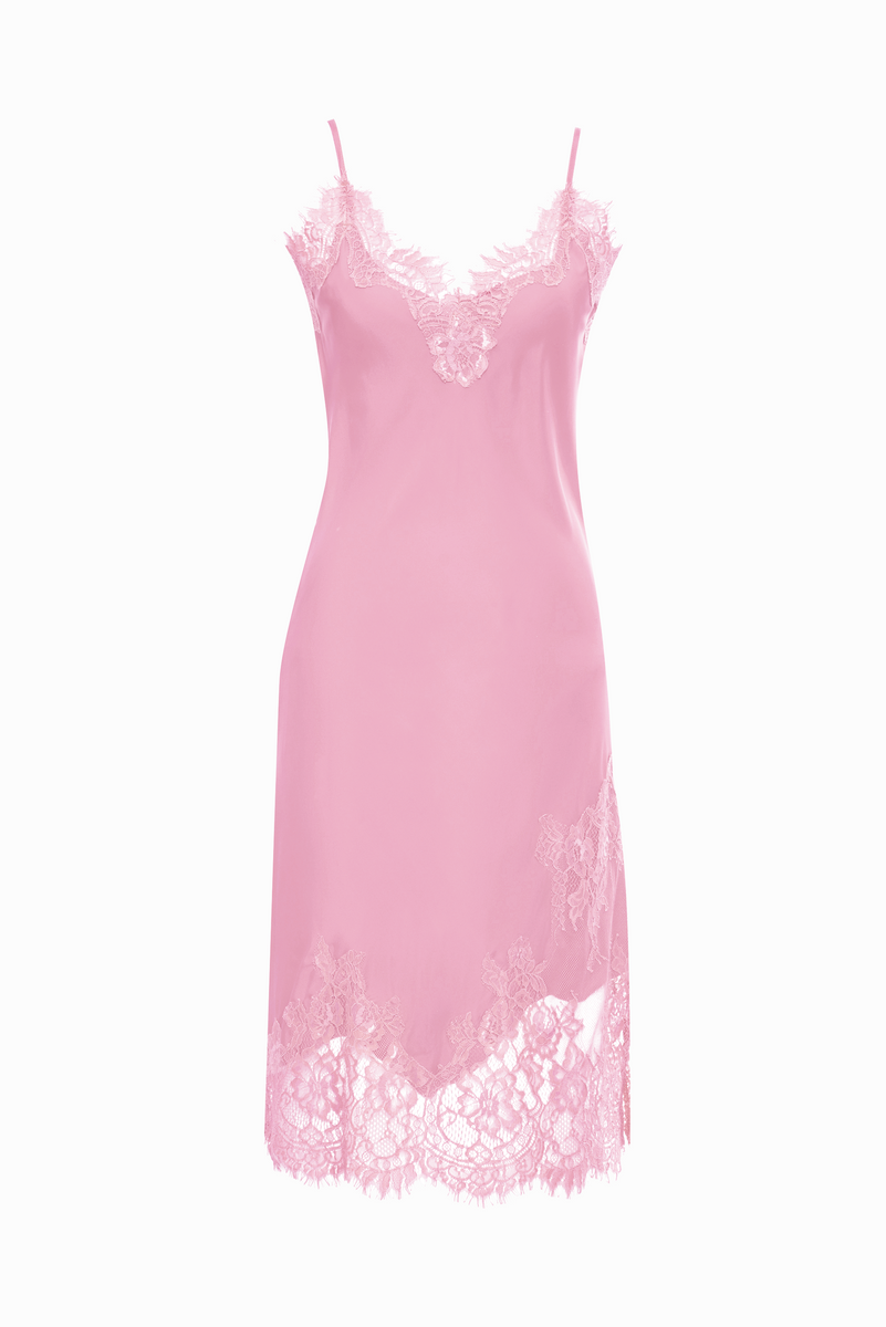 Grace Lace Silk Dress