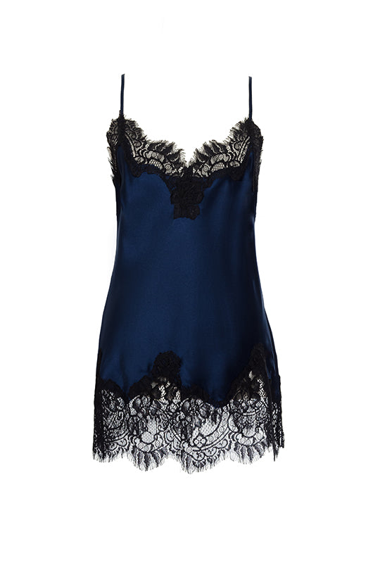 122861 navy salsa cami with lace sale main image 0
