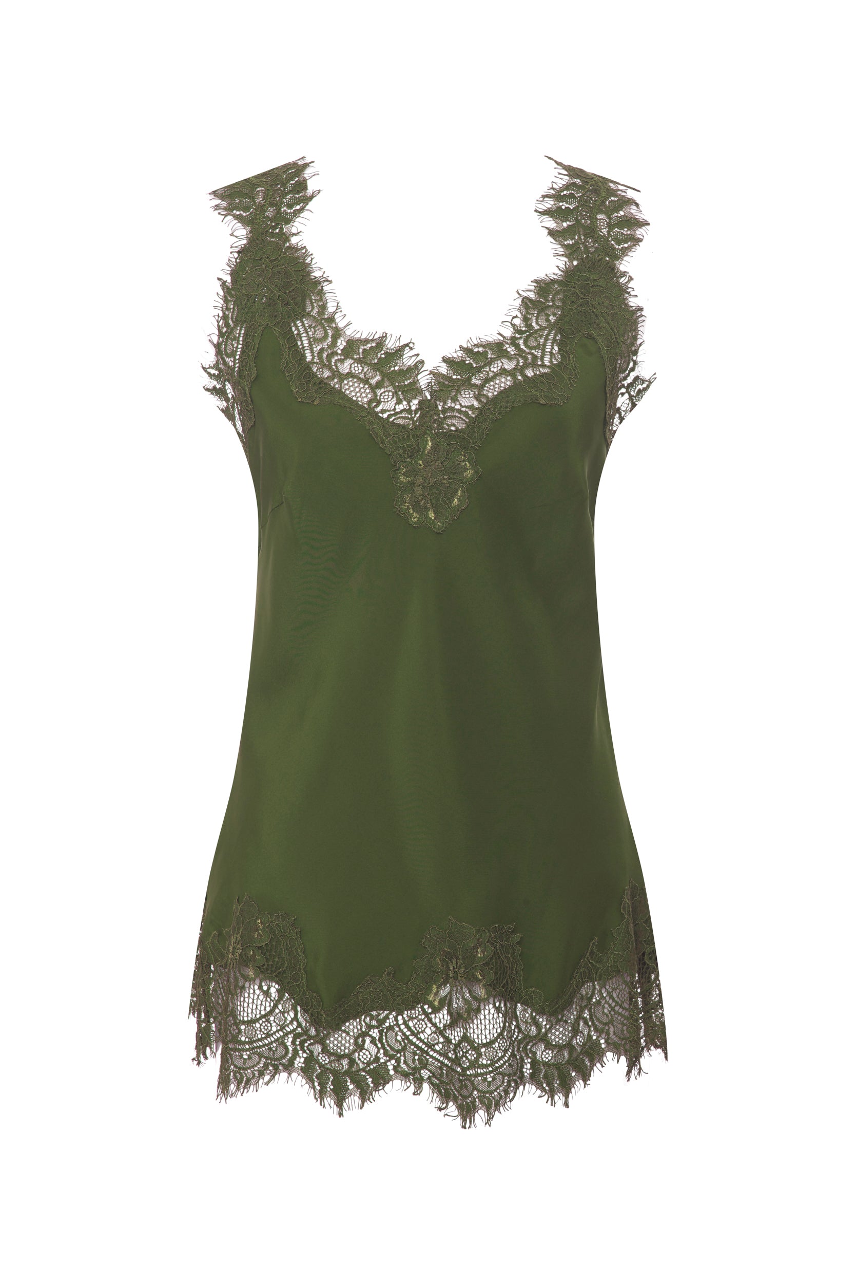 chinese dress ladies Megan Camisole Moss Green Moss Green / L