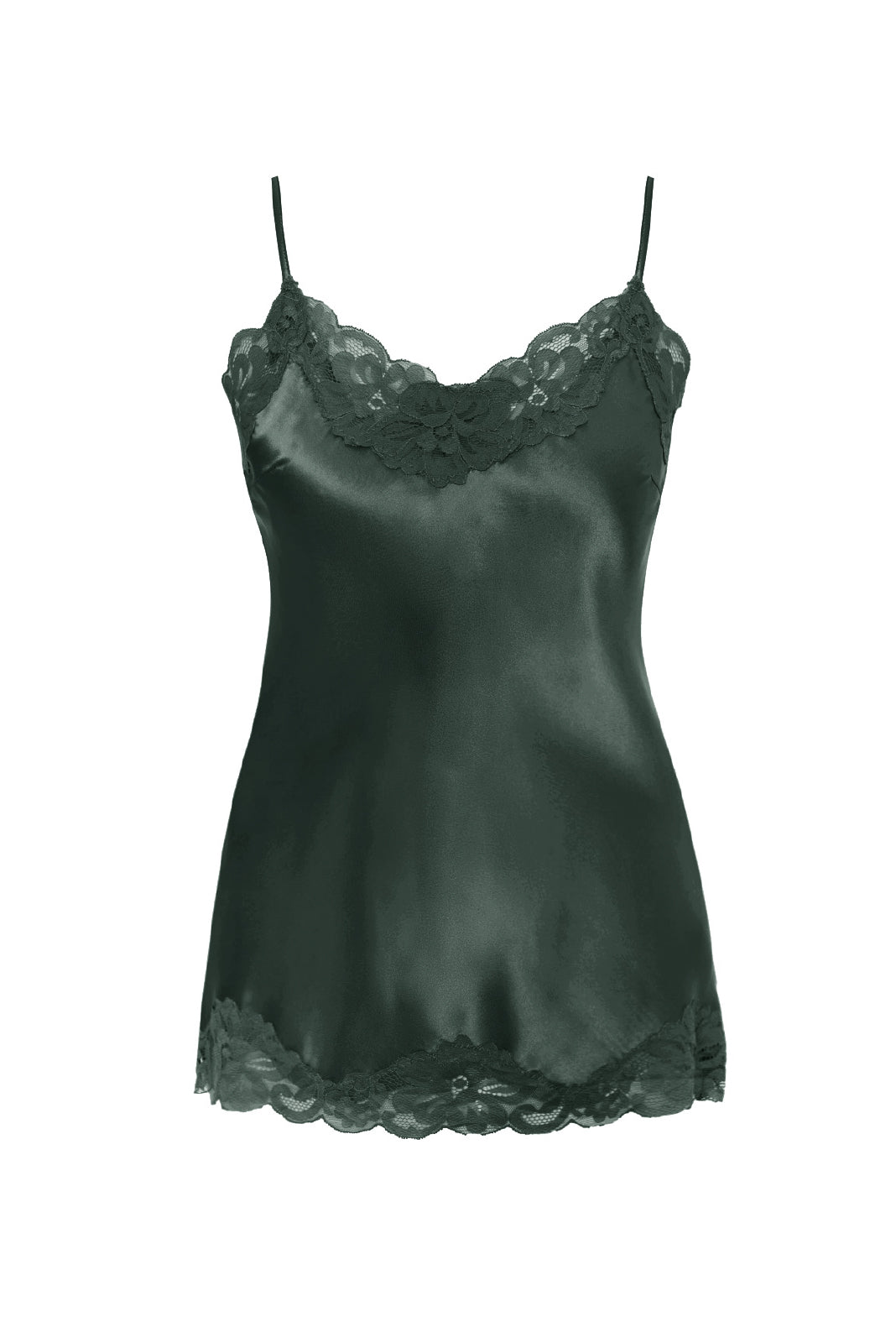 Floral Lace Silk Cami Forest Green – Gold Hawk Clothing Floral Lace Silk Cami Forest Green – Gold Hawk Clothing