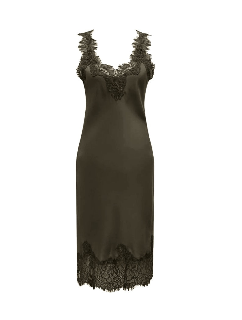 Megan Coco Dress Moss Green Moss Green / XS Megan Coco Dress Moss Green Moss Green / XS