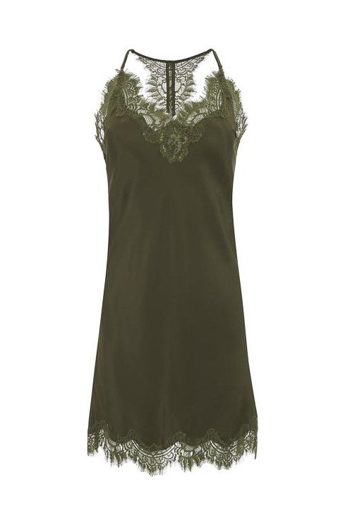 Razorback Coco Dress Dark Olive Dark Olive / L