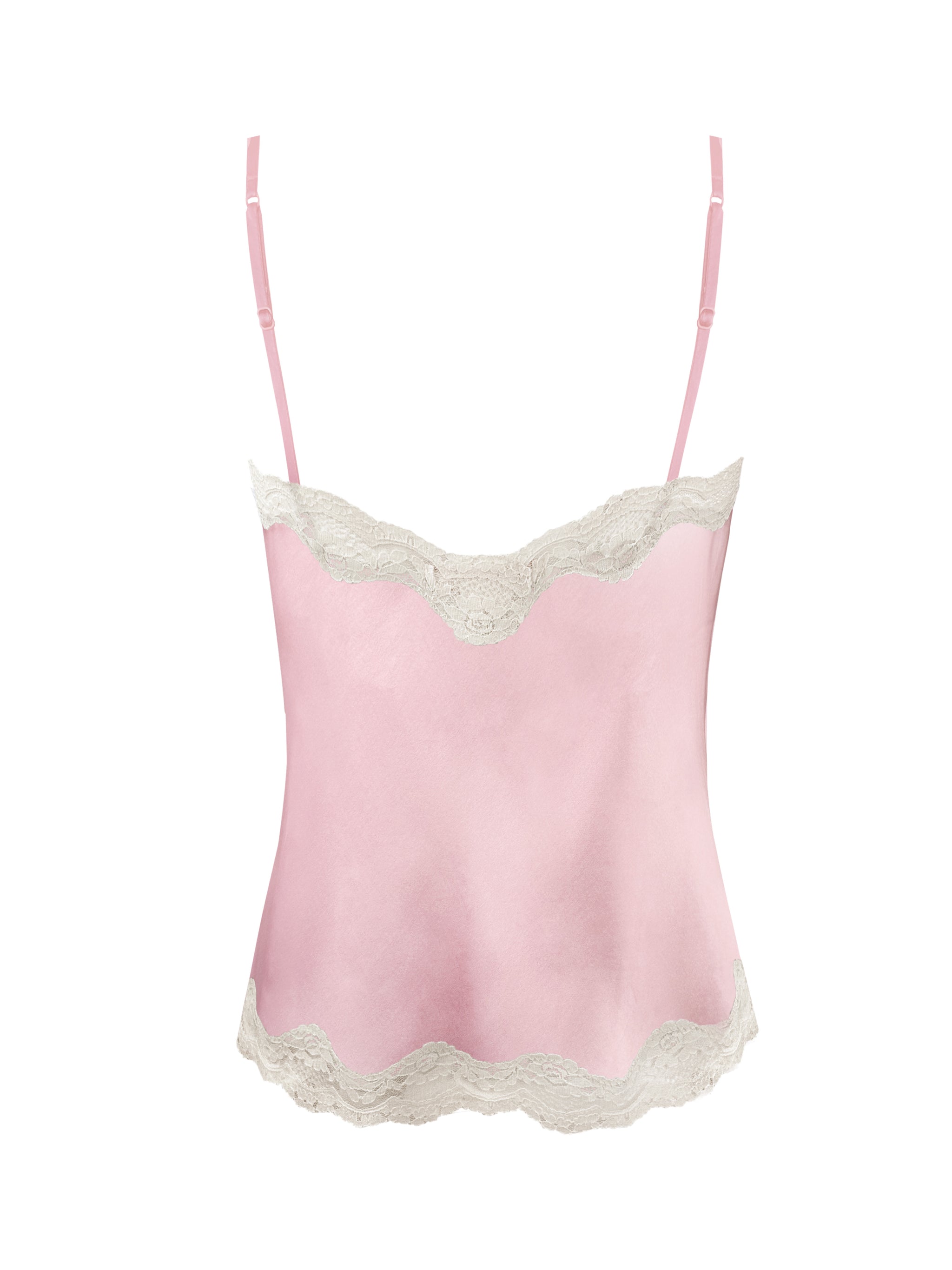 Pearl Lace Two Tone Cami - Pink Candle Light – Gold Hawk Clothing