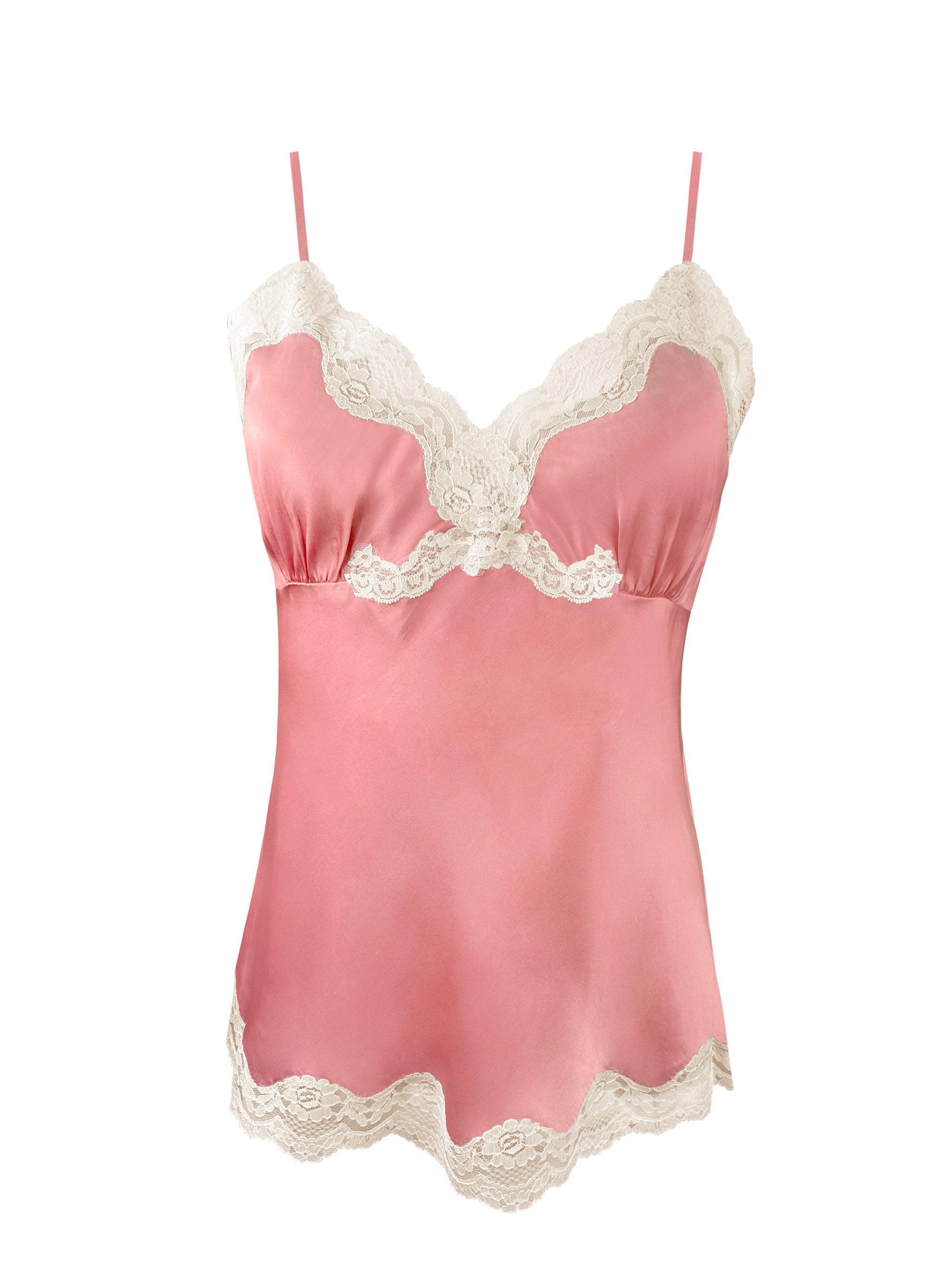 Pearl Lace Two Tone Cami - Coral – Gold Hawk Clothing