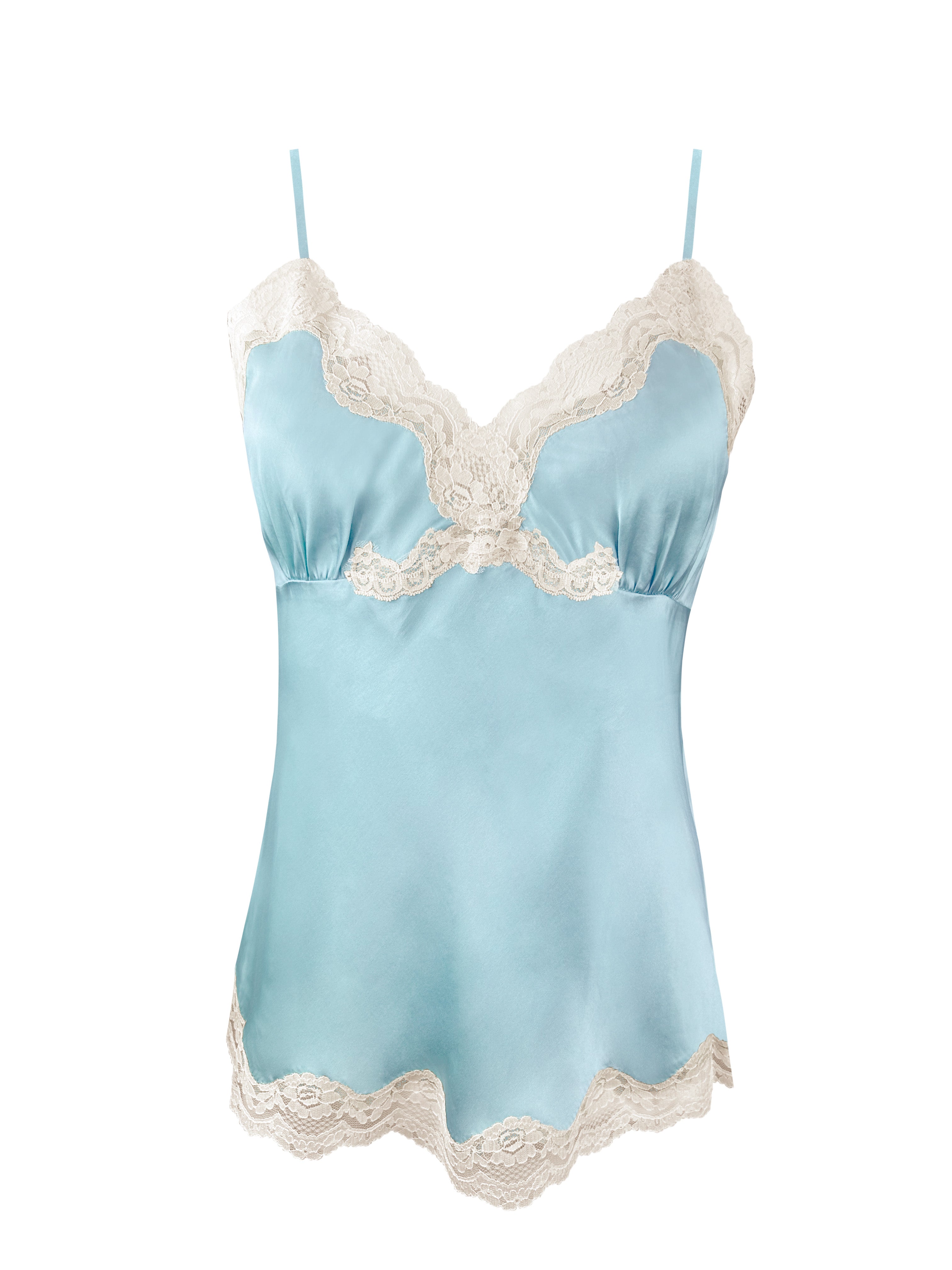 Pearl Lace Two Tone Cami - Dream Blue – Gold Hawk Clothing