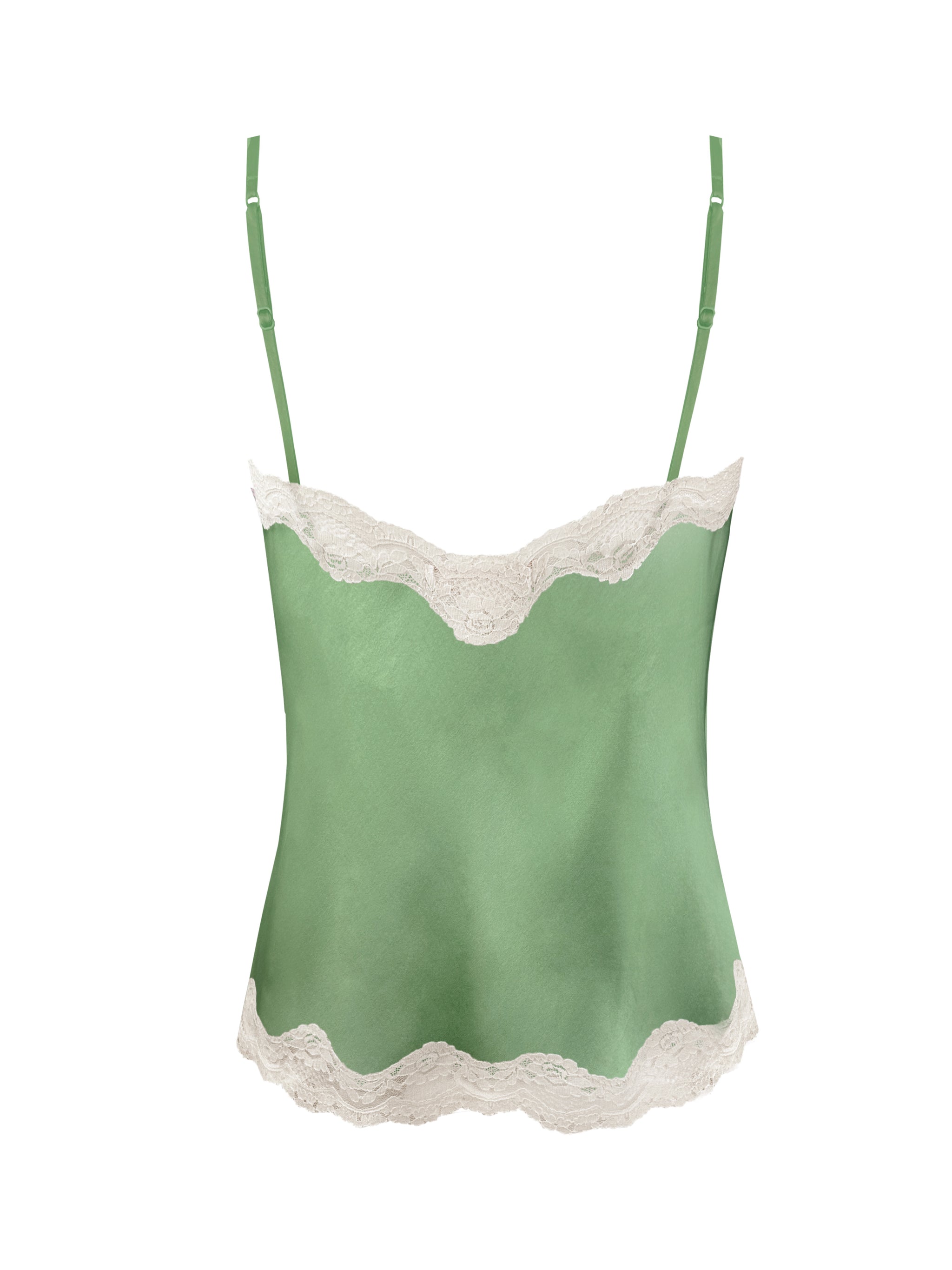 Pearl Lace Two Tone Cami - Leaf Green – Gold Hawk Clothing