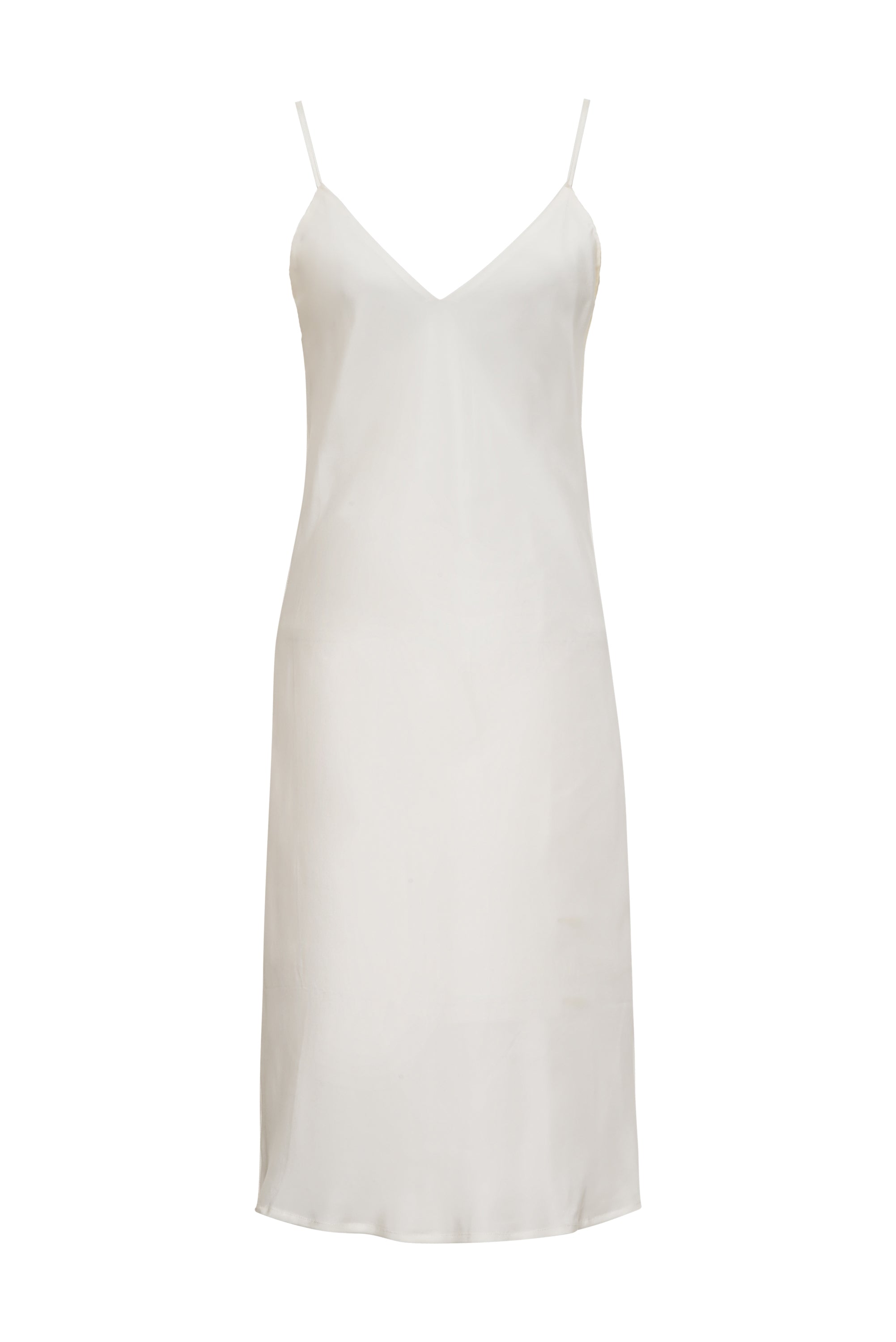 Noa Mid Length Slip Dress Bright White