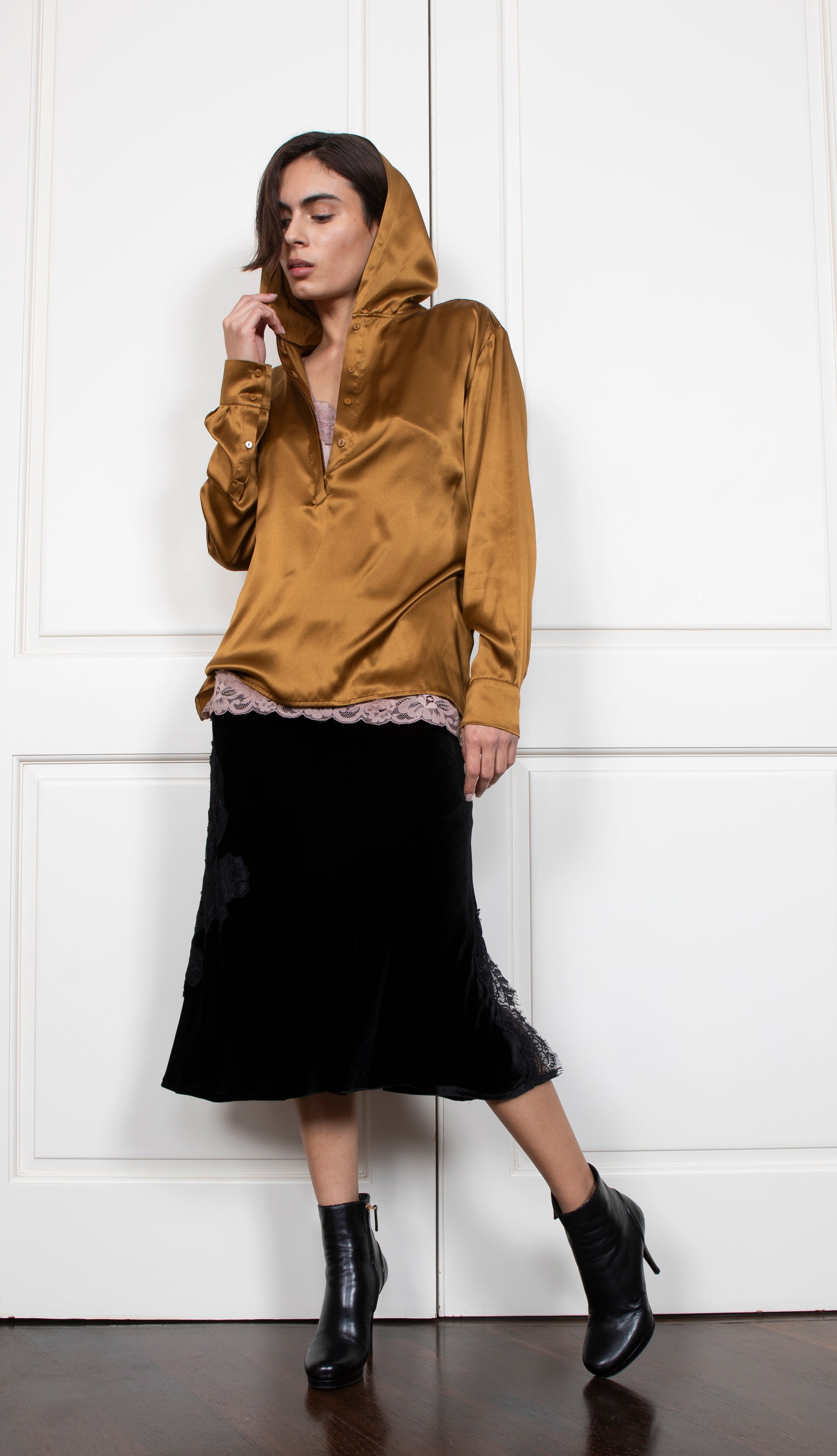 Silk & Velvet Luxe  Gold Hawk Clothing