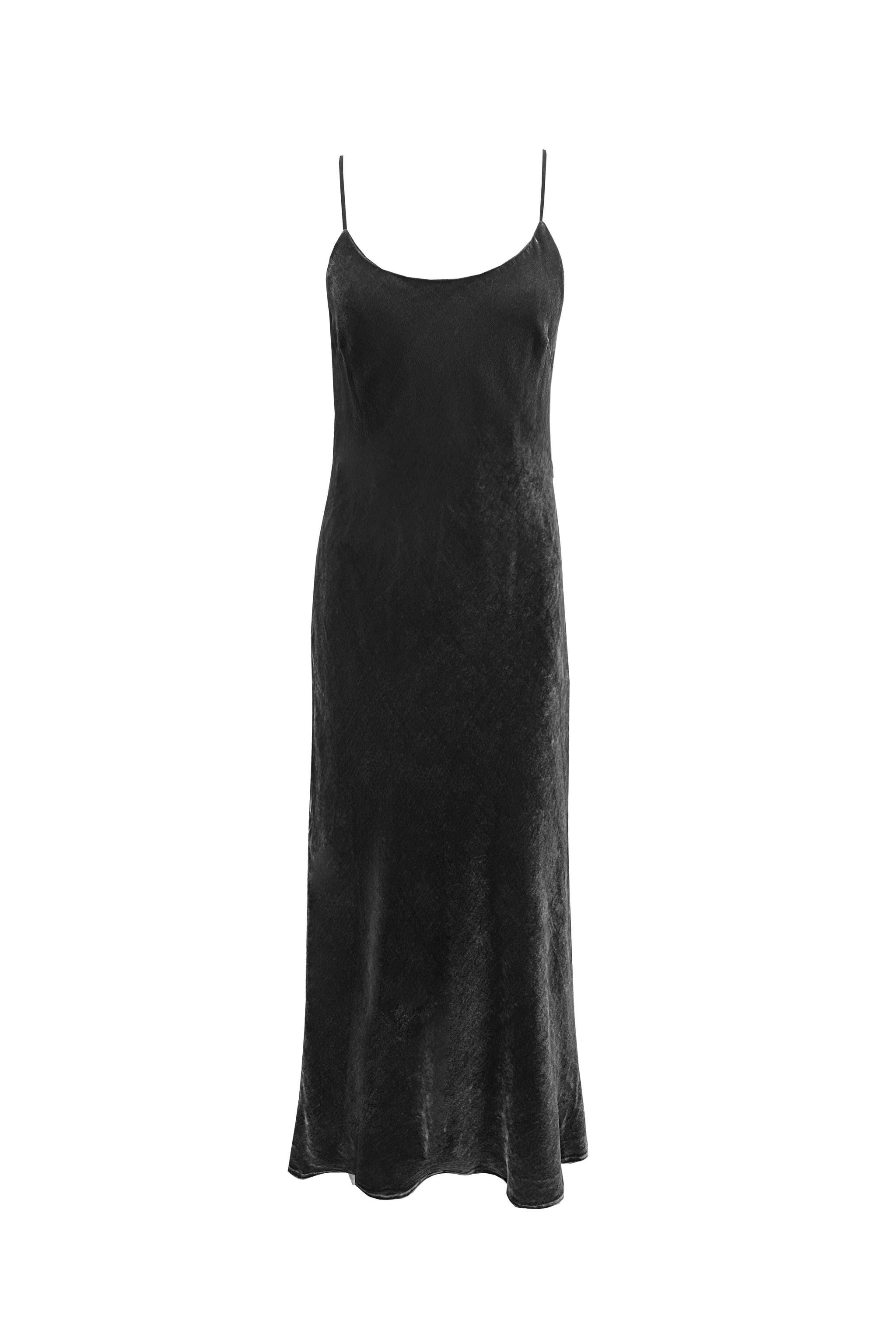 green emerald velvet dress Velvet Strap Long Bias Dress