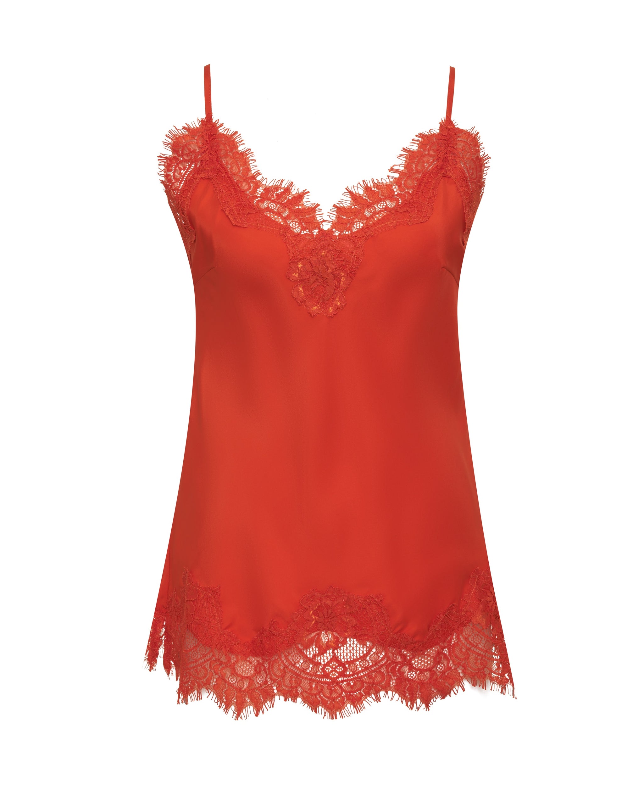 Coco Lace Silk Cami Acid Orange – Gold Hawk Clothing
