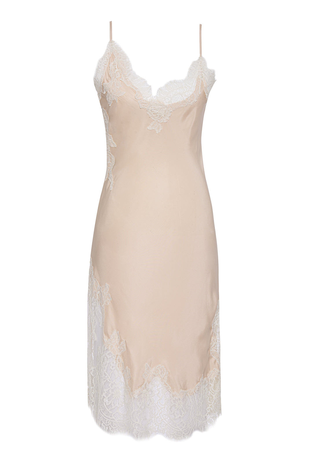 Coco Slip Dress Cream Cream / S Coco Slip Dress Cream Cream / S