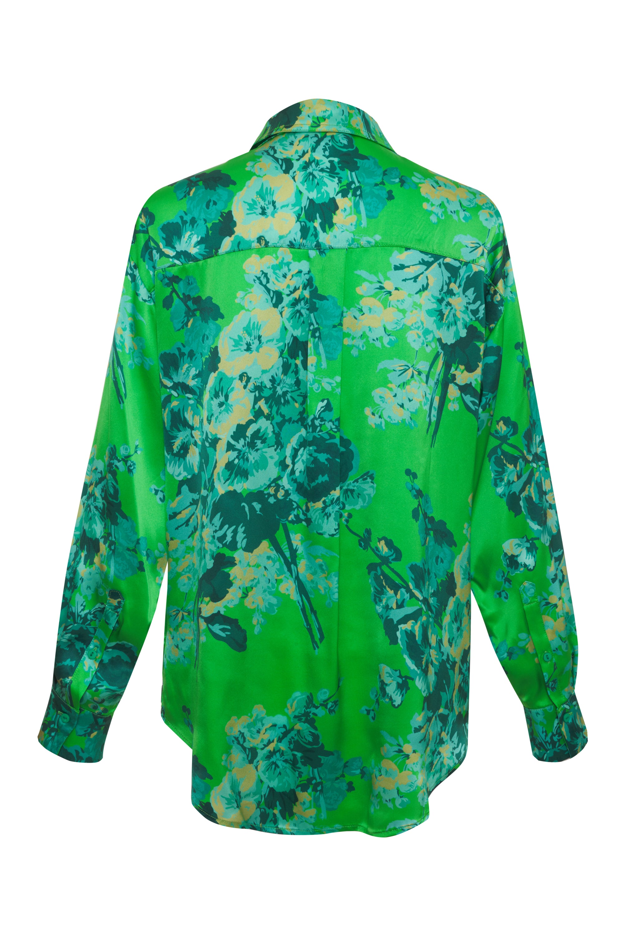 Versace - Jungle Leaf Print Silk Shirt
