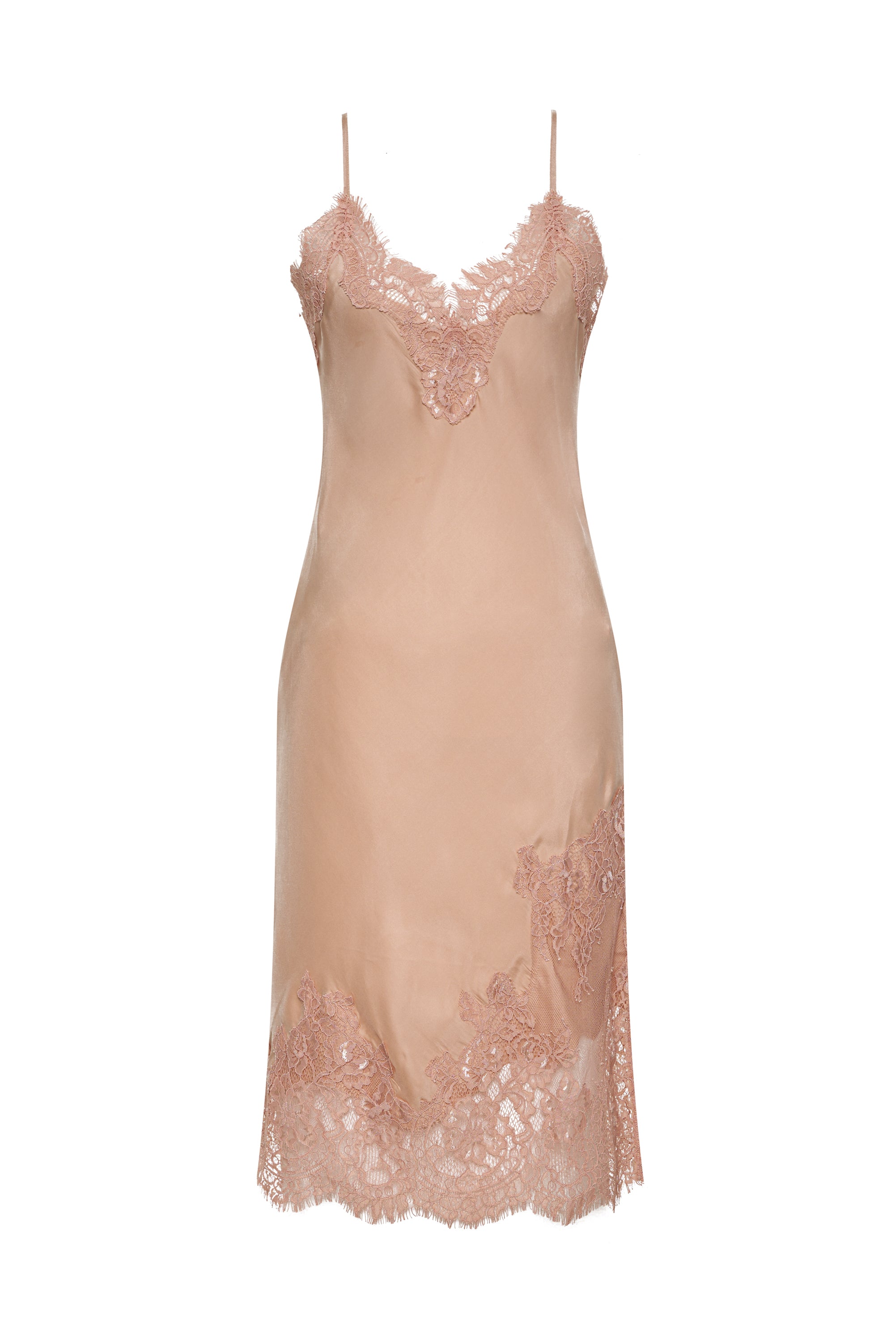 Grace Lace Silk Dress  Gold Hawk Clothing