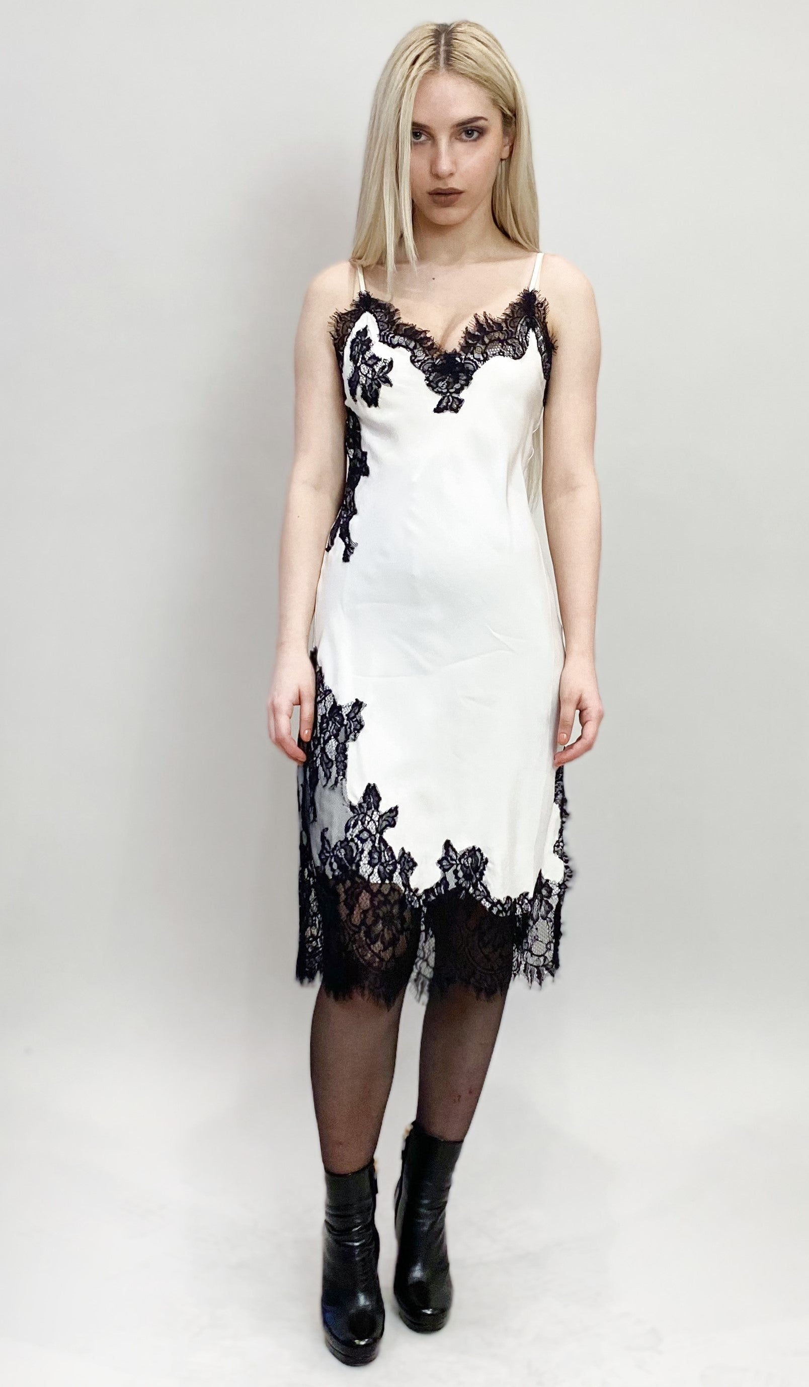 Kat Coco Slip Dress Bright White / XS Kat Coco Slip Dress Bright White / XS