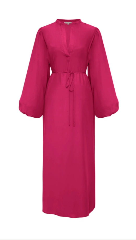 Isabela Sleeve Long Dress Pink Pink Gold Hawk Clothing Isabela Sleeve Long Dress Pink Pink Gold Hawk Clothing